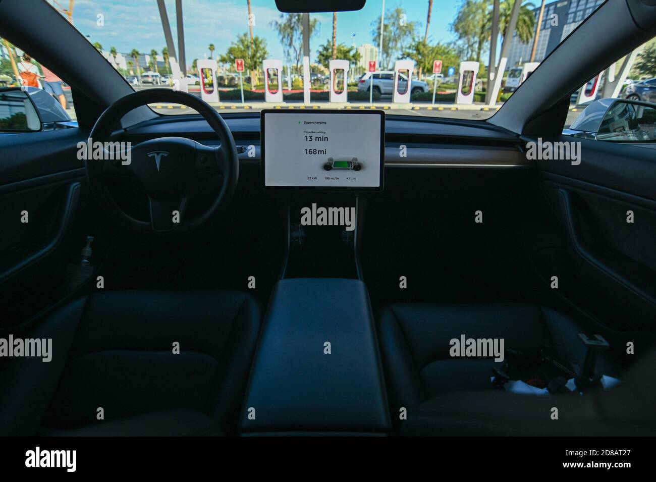 Tesla model 2024 3 inside view
