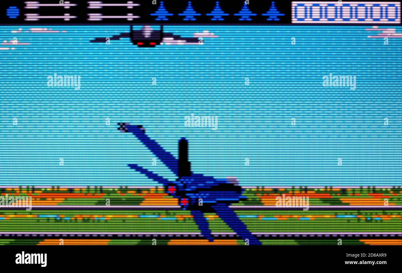 Blue Lightning - Atari Lynx Videogame - Editorial use only Stock Photo