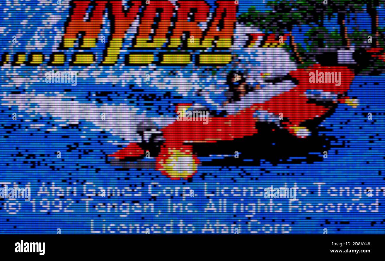 Hydra - Atari Lynx Videogame - Editorial use only Stock Photo