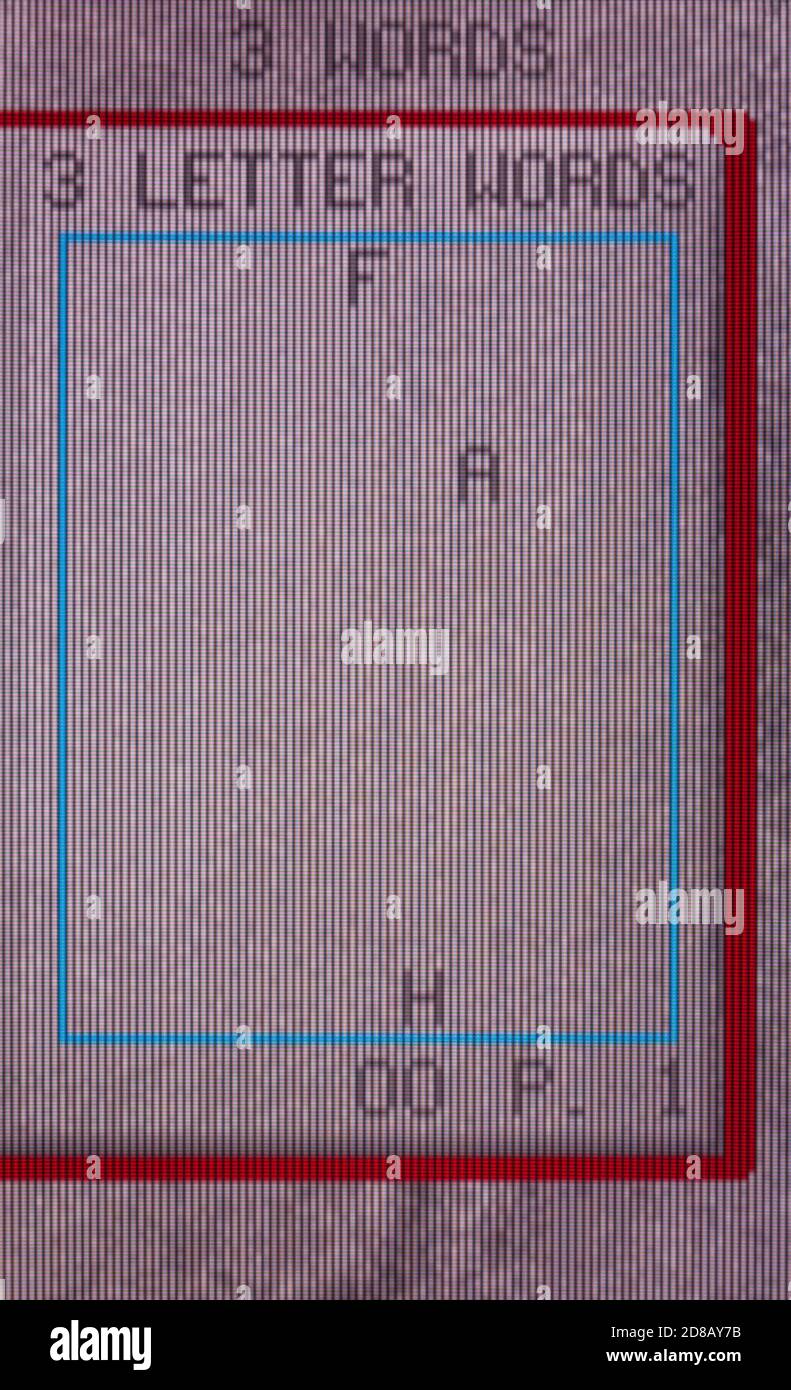 Lexis - Atari Lynx Videogame - Editorial use only Stock Photo