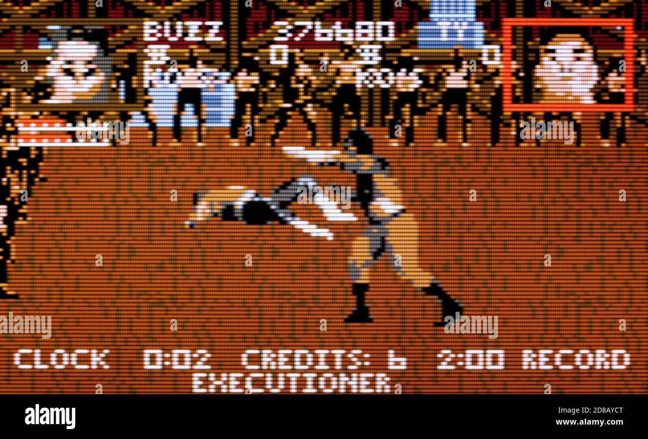 Pit Fighter - Atari Lynx Videogame - Editorial use only Stock Photo