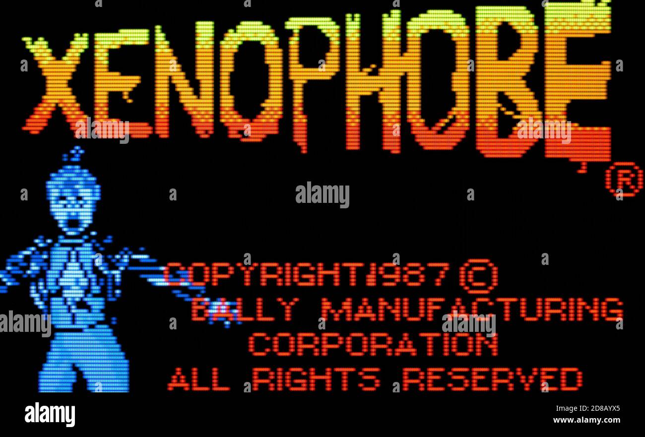 Xenophobe - Atari Lynx Videogame - Editorial use only Stock Photo