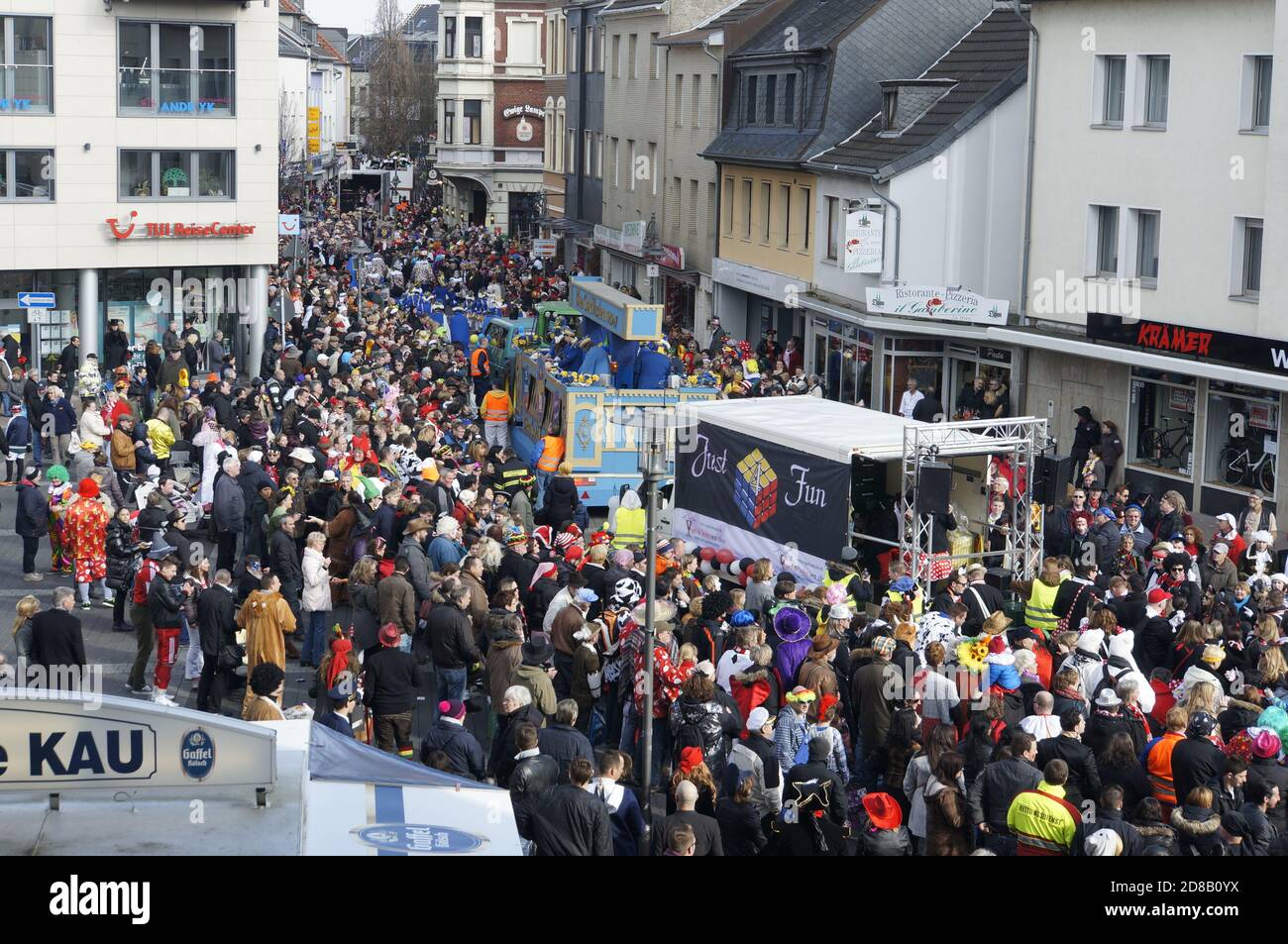 Straßenkarneval im Rheinland, Brühl, Nordrhein-Westfalen, Deutschland Stock Photo