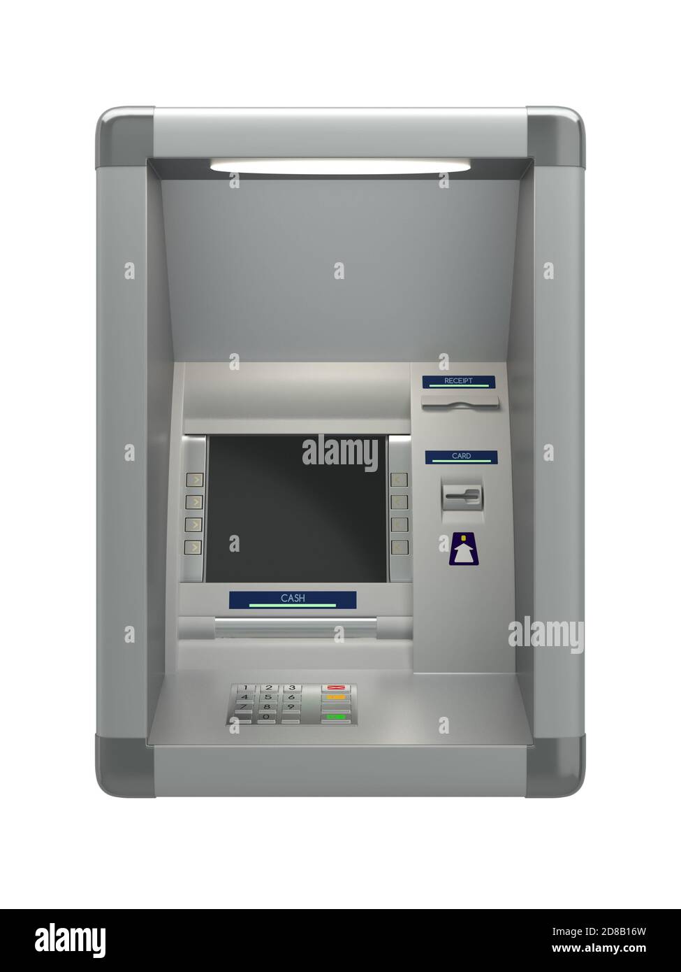 Atm machine on wall Stock Photo