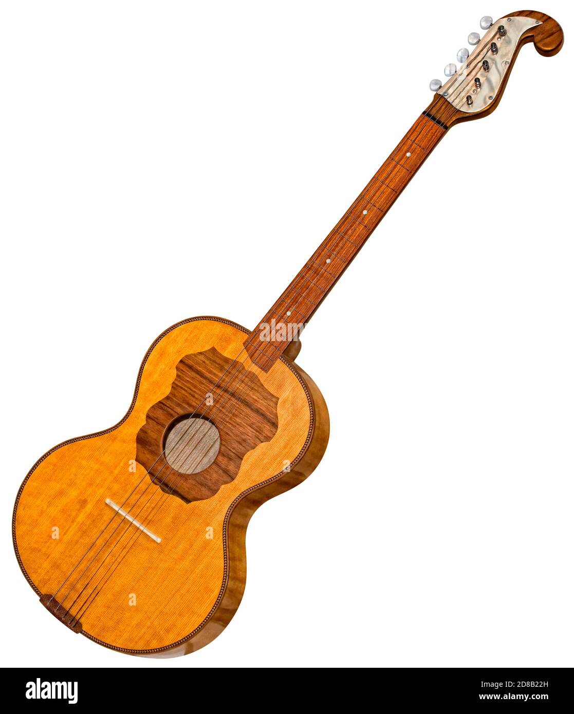 Tambourine Croatian Traditional Musical Instrument Cutout Stock Photo