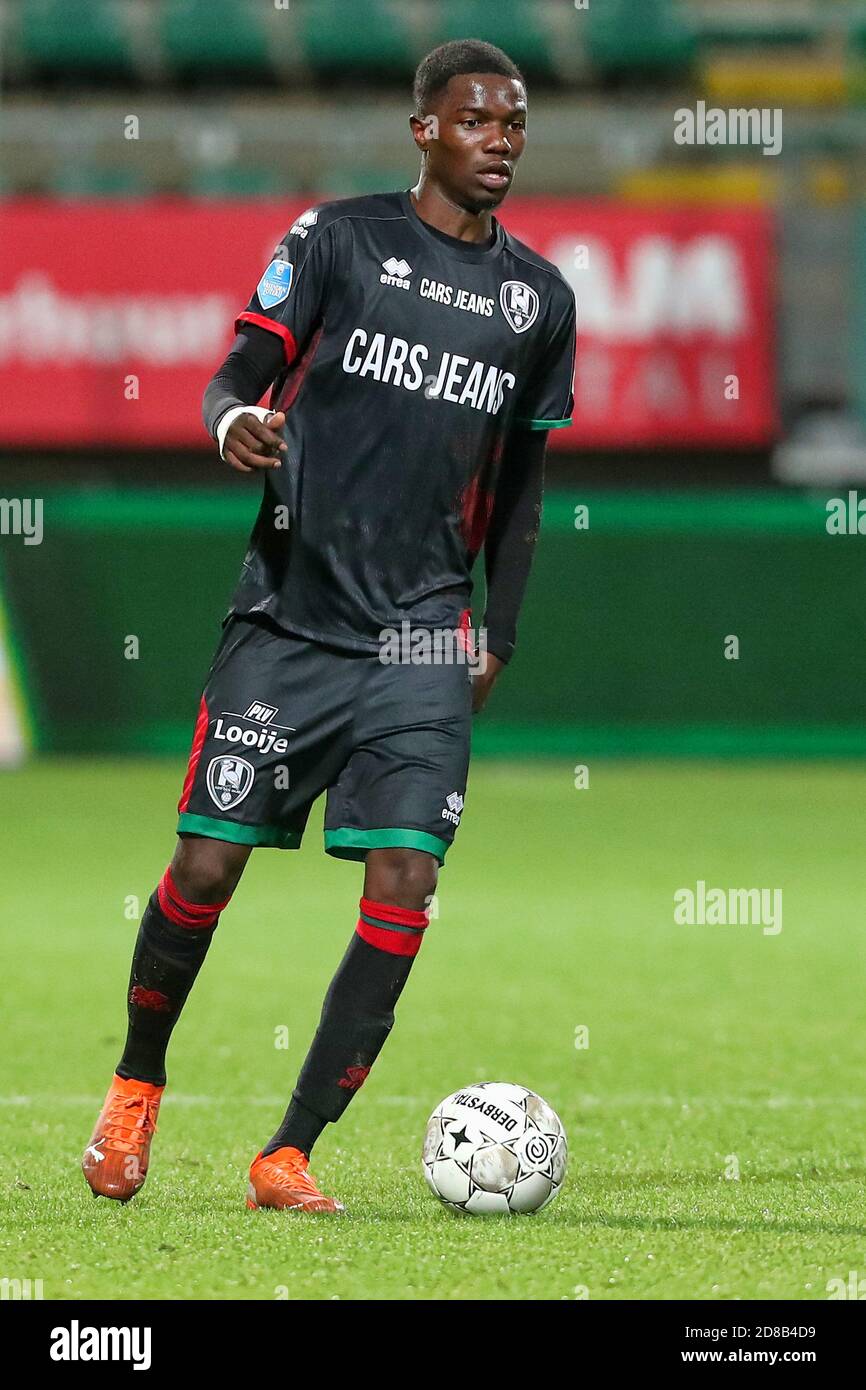 Den Haag, Netherlands. 28th Oct, 2020. DEN HAAG, 28-10-2020, Cars Jeans Stadion ADO Den Haag, Dutch KNVB Beker football Season 2020/2021, ADO - Sparta (1-1, ADO wns), ADO player Jamal Amofa Credit: Pro Shots/Alamy Live News Stock Photo