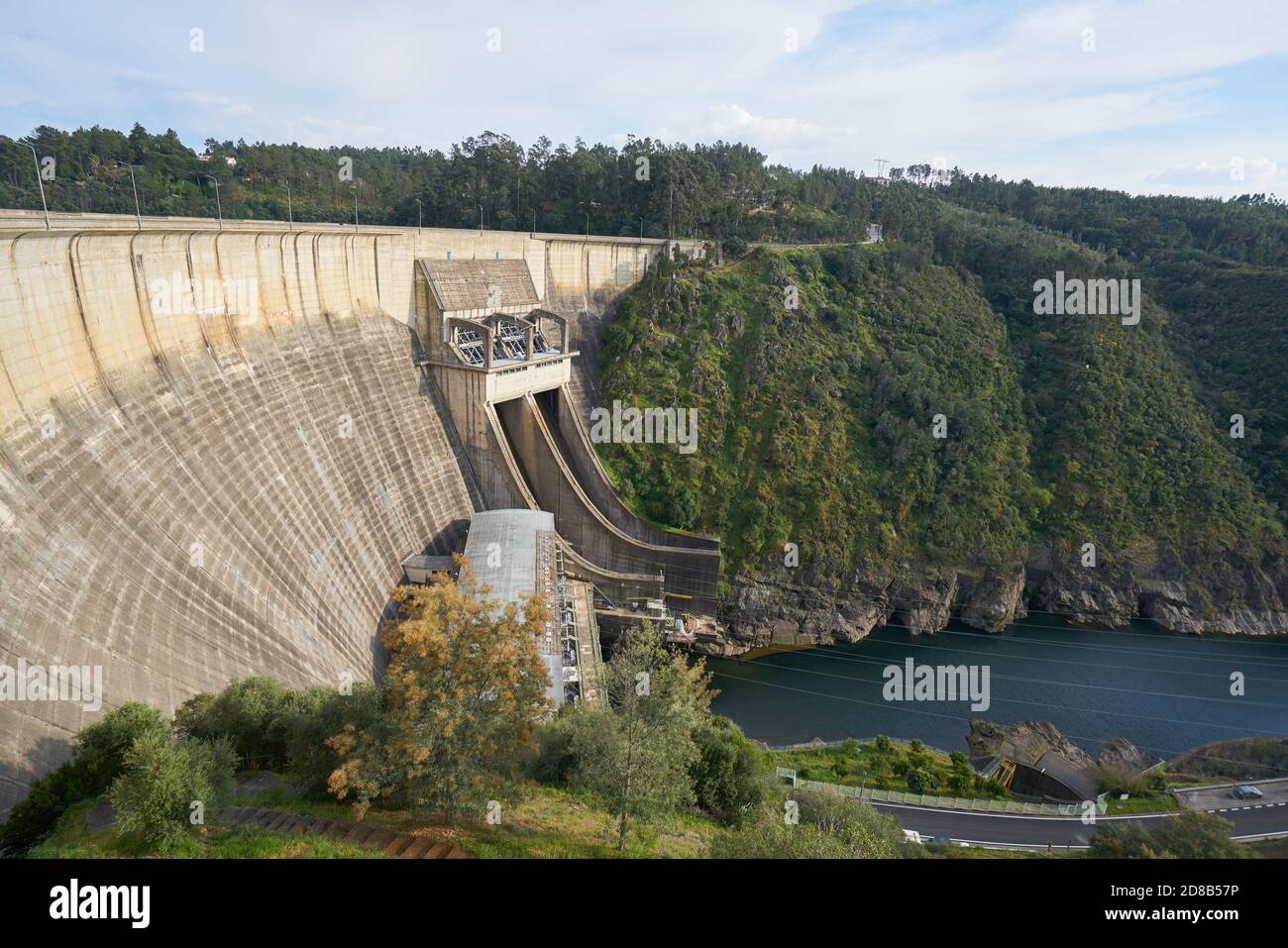 Castelo de Bode dam in Portugal Stock Photo Alamy