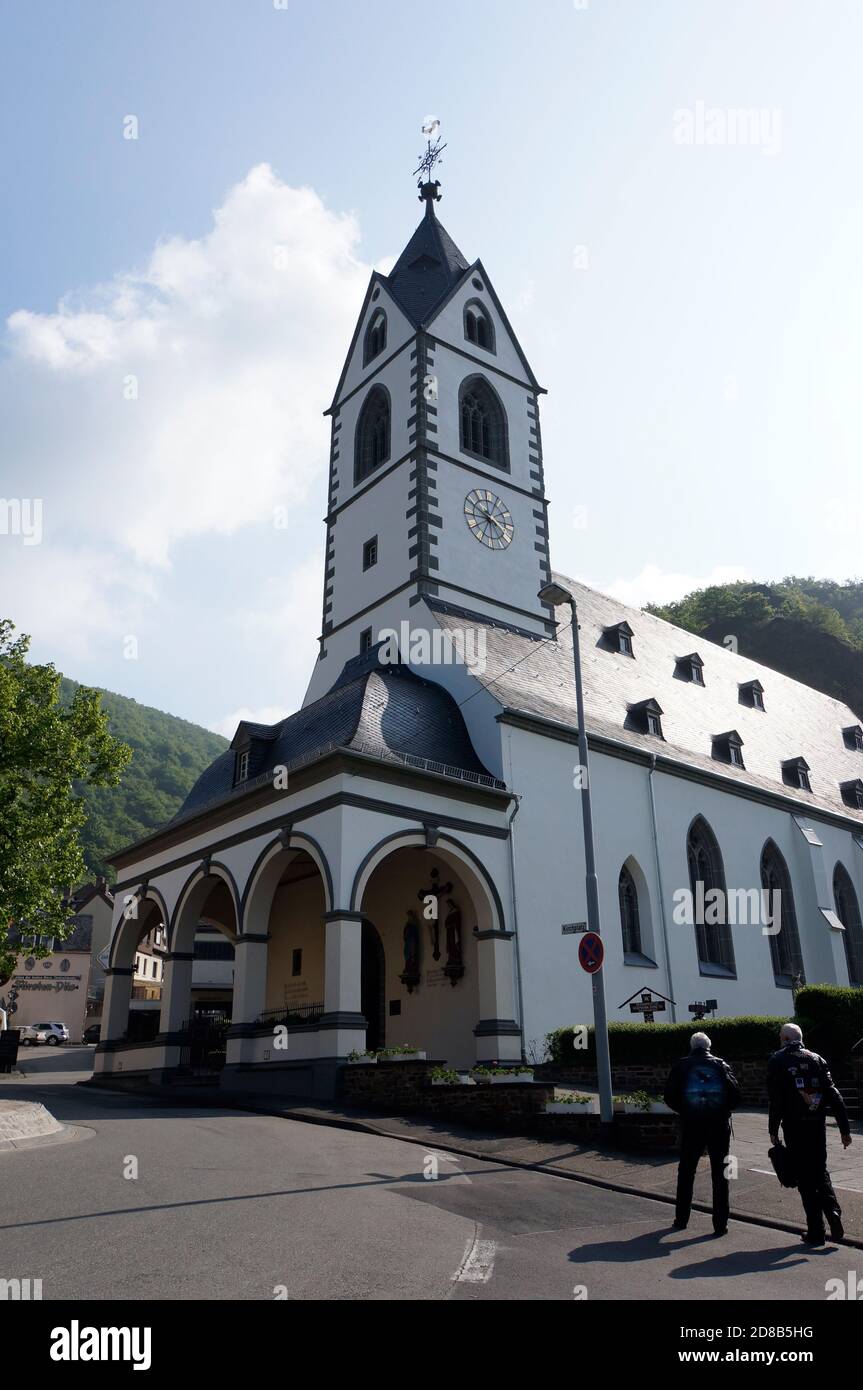 Marien-Wallfahrtskirche in Kamp-Bornhofen Stock Photo