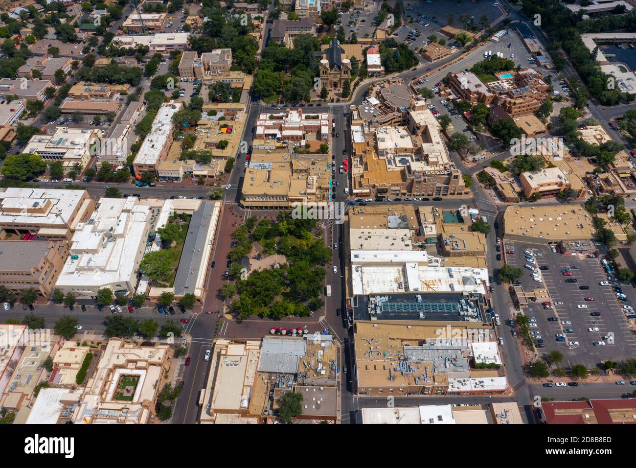 Downtown santa fe hi-res stock photography and images - Alamy