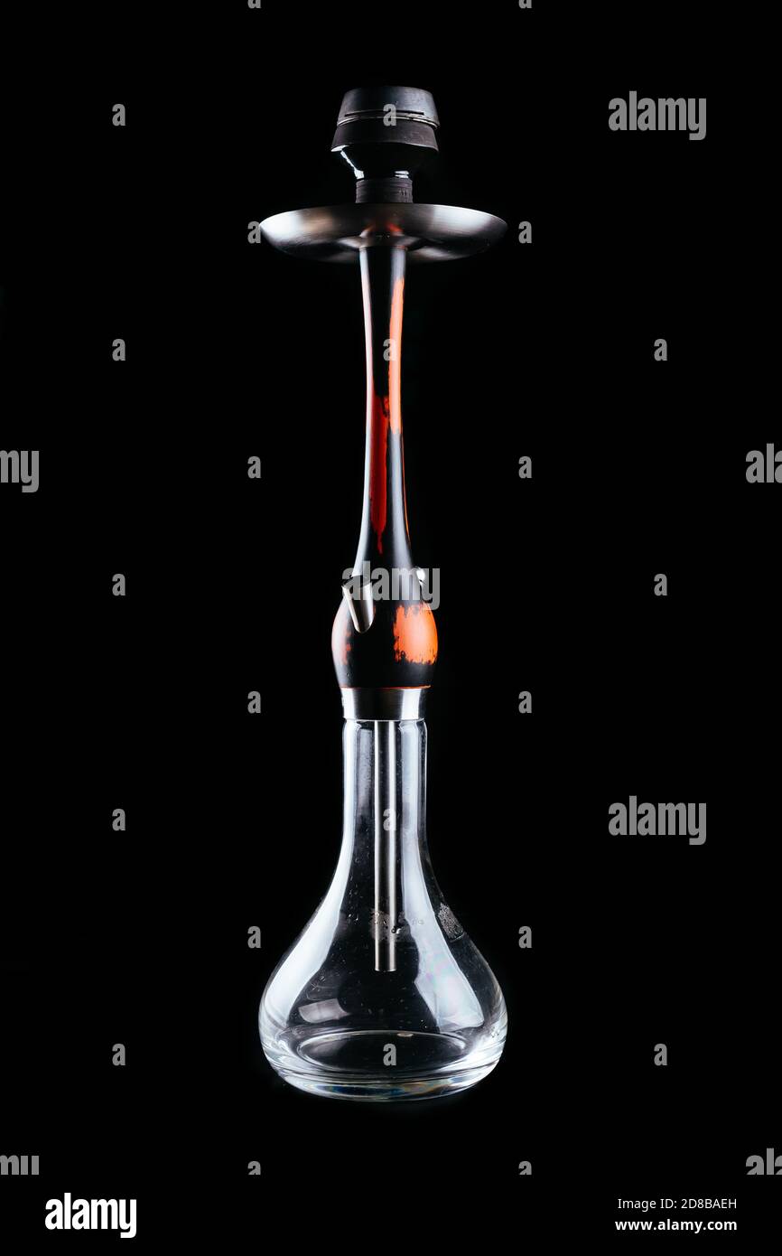 handmade hookah on a black background Stock Photo Alamy