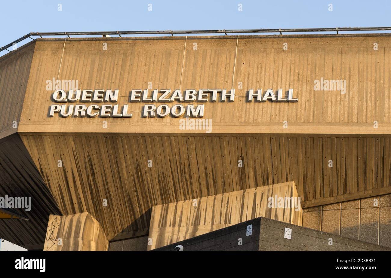 The Queen Elizabeth Hall and Purcell Rooms on the Southbank. London Stock Photo