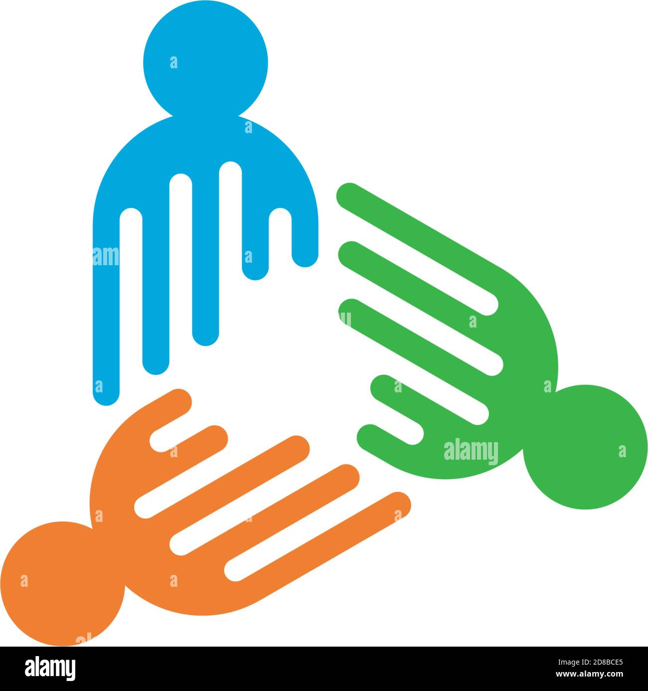Collection Of People Icons In Circle - Vector Concept Engagement ...