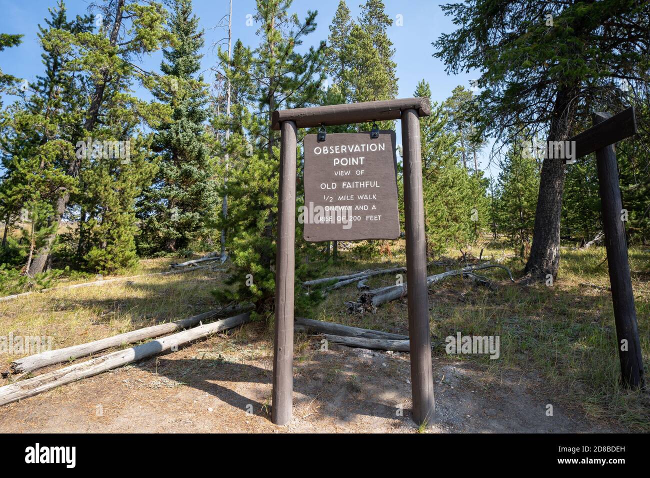 Old faithful outlet trail