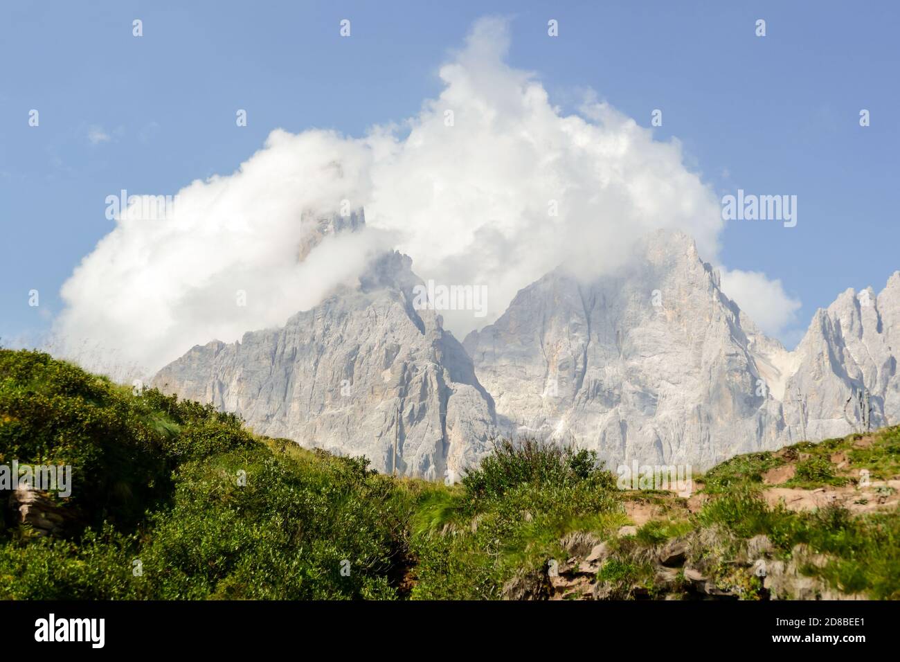 National Park Tre Cime di Lavaredo Dolomiti Stock Photo