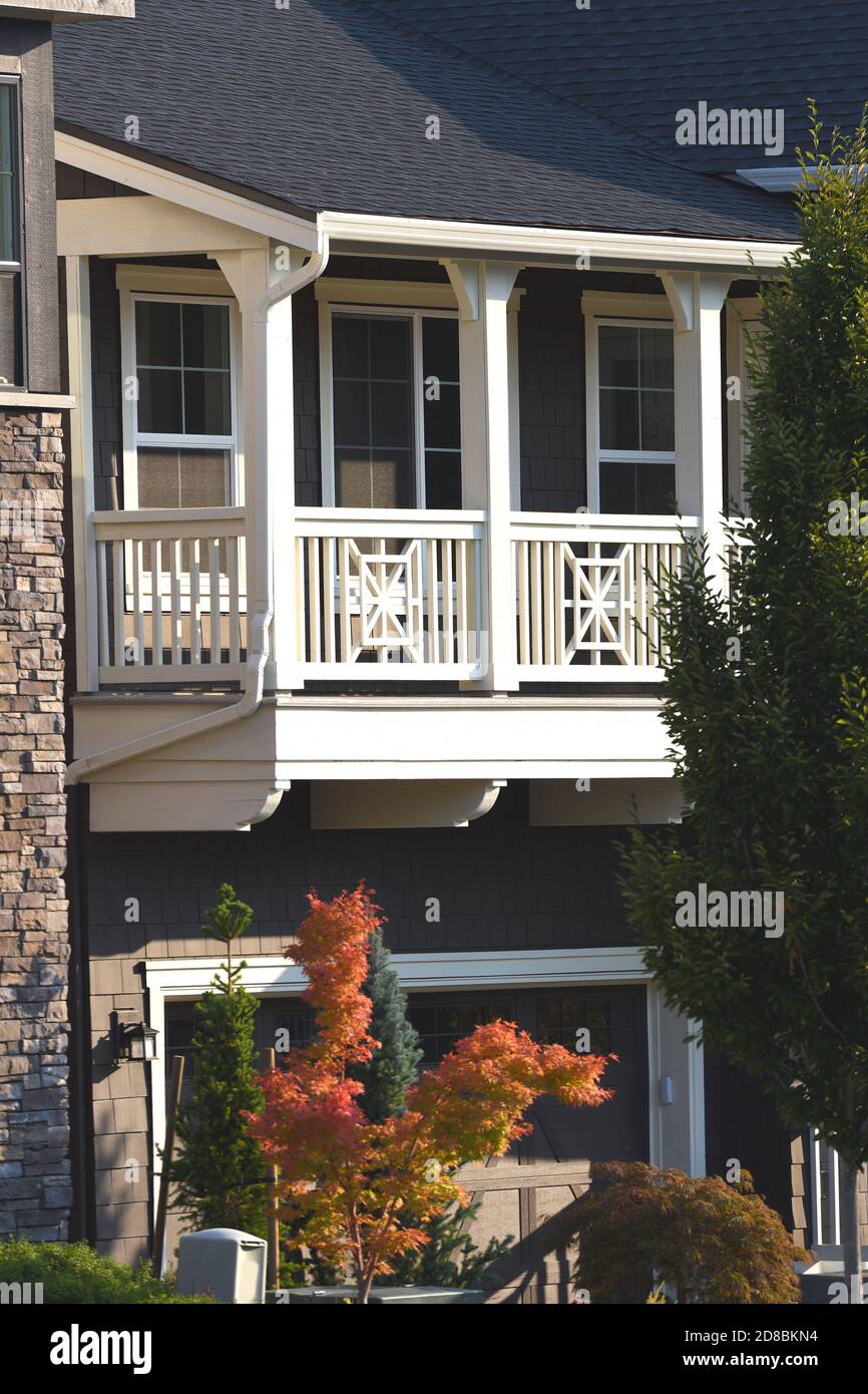 Issaquah Highlands Residential Area, Washington-USA Stock Photo