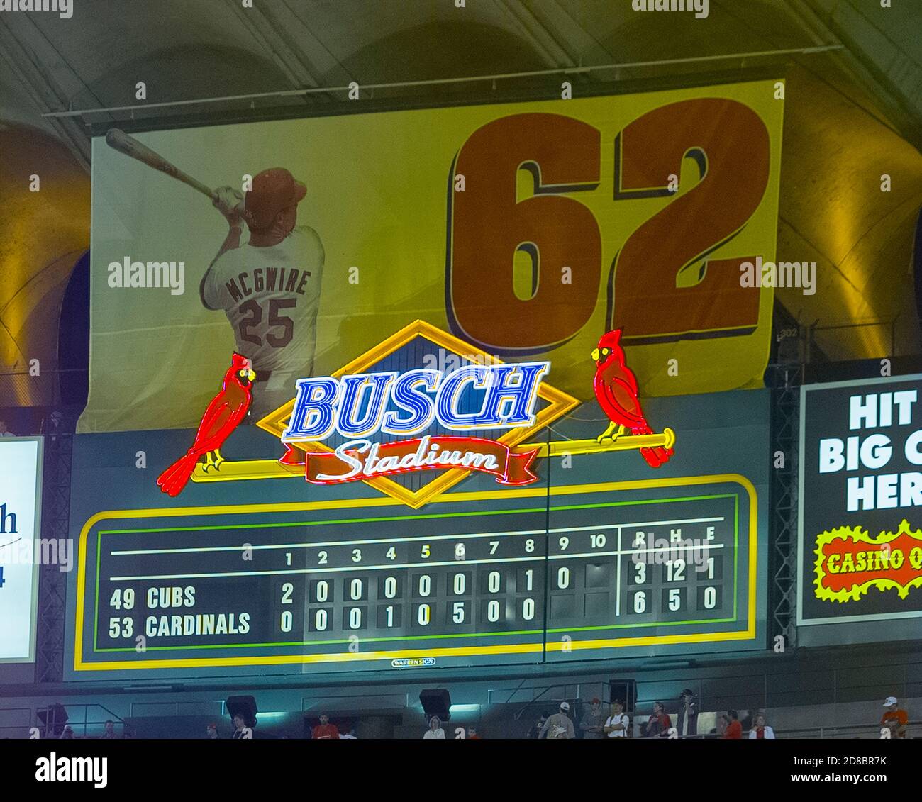 Scoreboard in a baseball game hi-res stock photography and images - Alamy