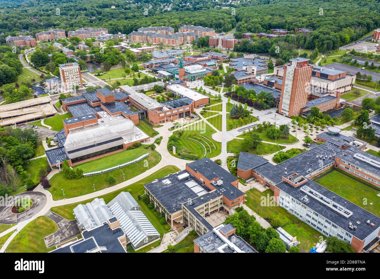 Binghamton University, Binghamton, NY, USA Stock Photo