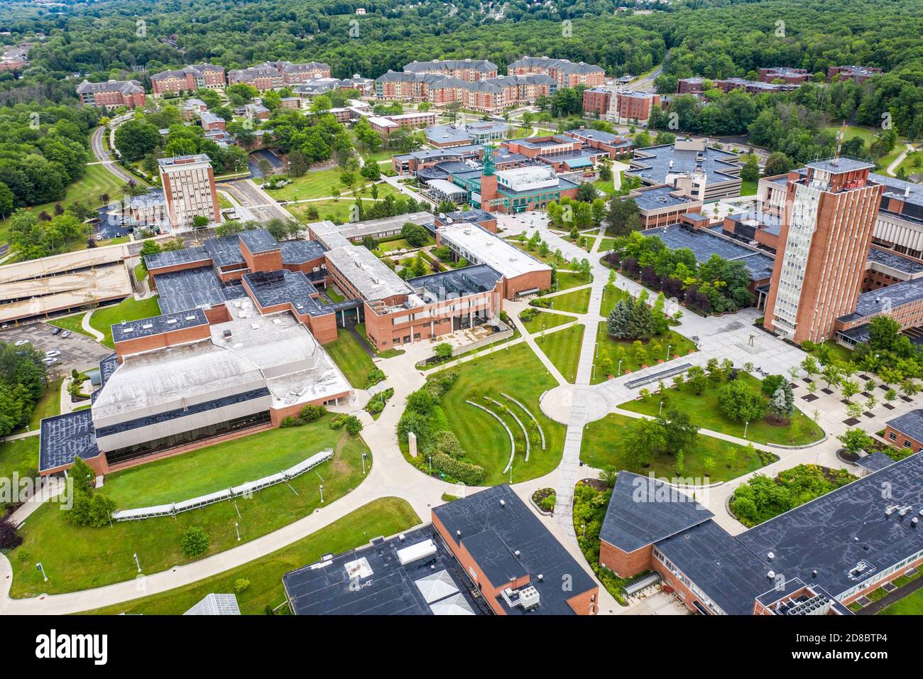 Binghamton University, Binghamton, NY, USA Stock Photo