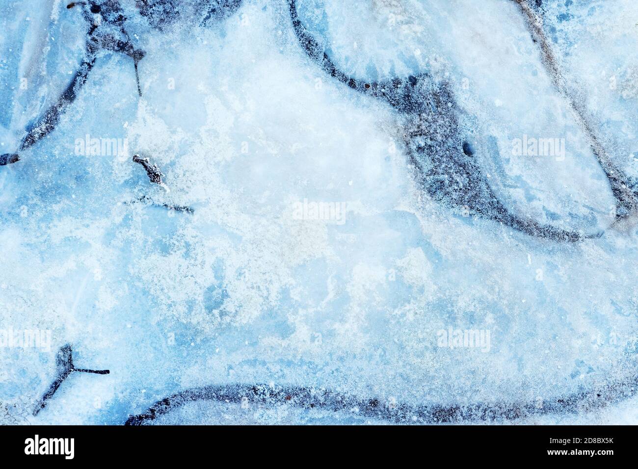 Frozen ice ground surface texture hi-res stock photography and images ...