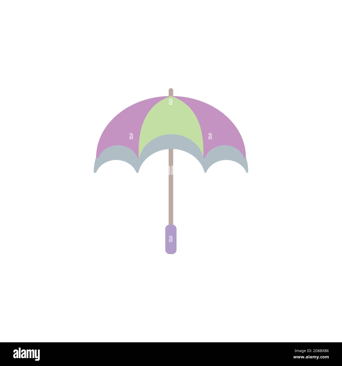 Umbrella Summer Clipart Vector Design Stock Vector