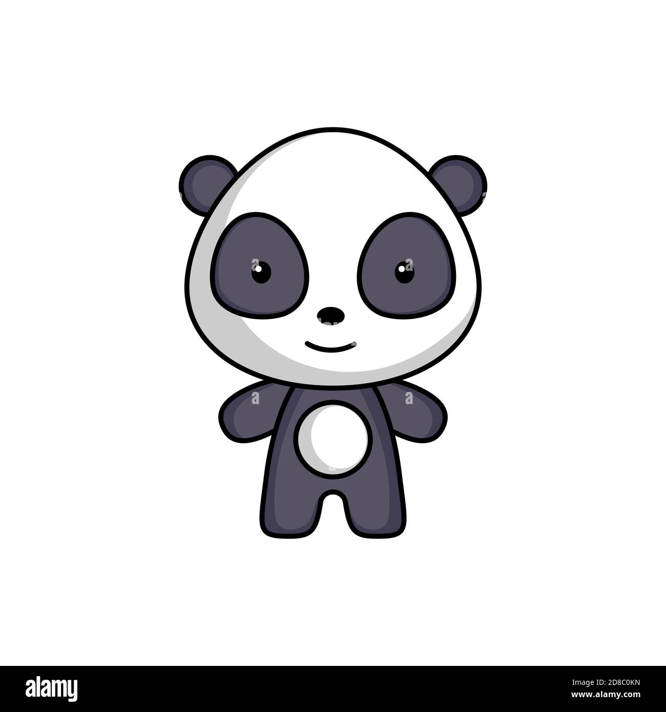 Continuous One Line Drawing Of A Giant Panda Walking. Vector Illustration  Royalty Free SVG, Cliparts, Vectors, and Stock Illustration. Image  151054296.