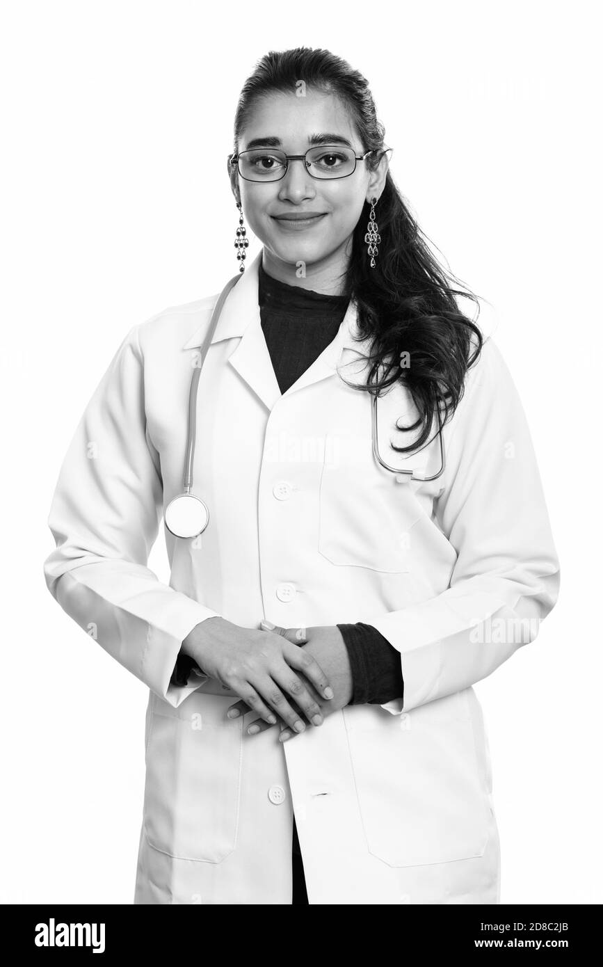 Female indian doctor Black and White Stock Photos & Images - Alamy