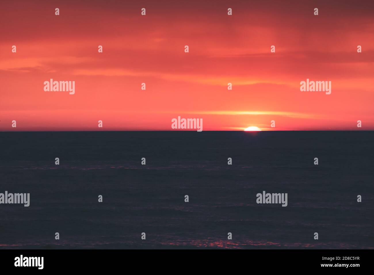 Colorful sky over sea hi-res stock photography and images - Alamy