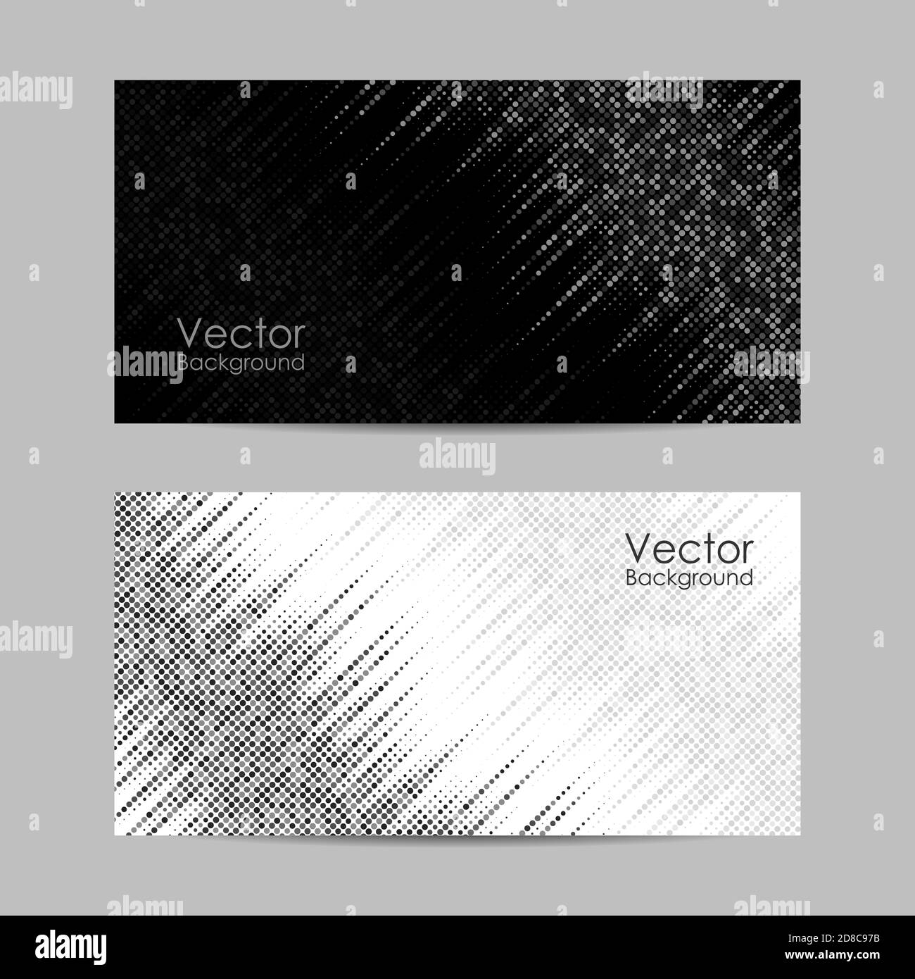 Set of banners with dots. Vector illustration Stock Vector Image & Art