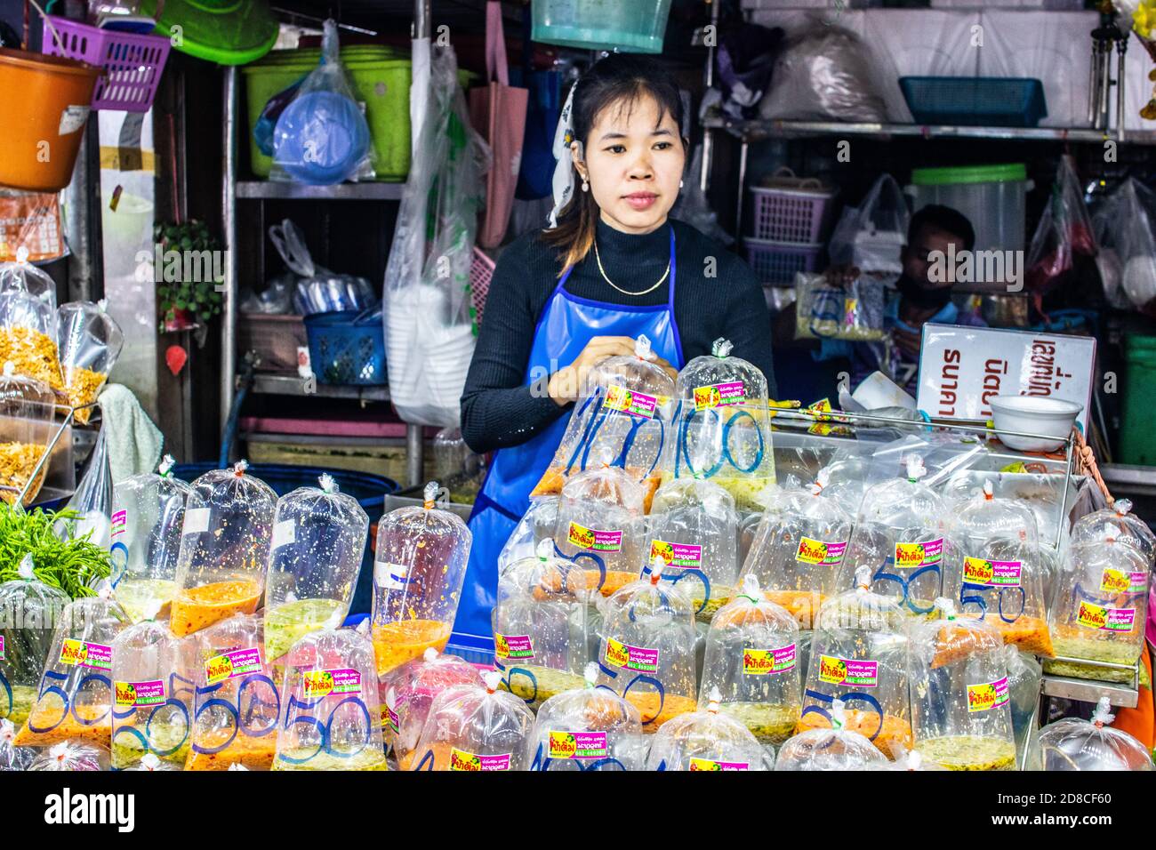 seafood market Naklua Thailanddocumentary, Stock Photo