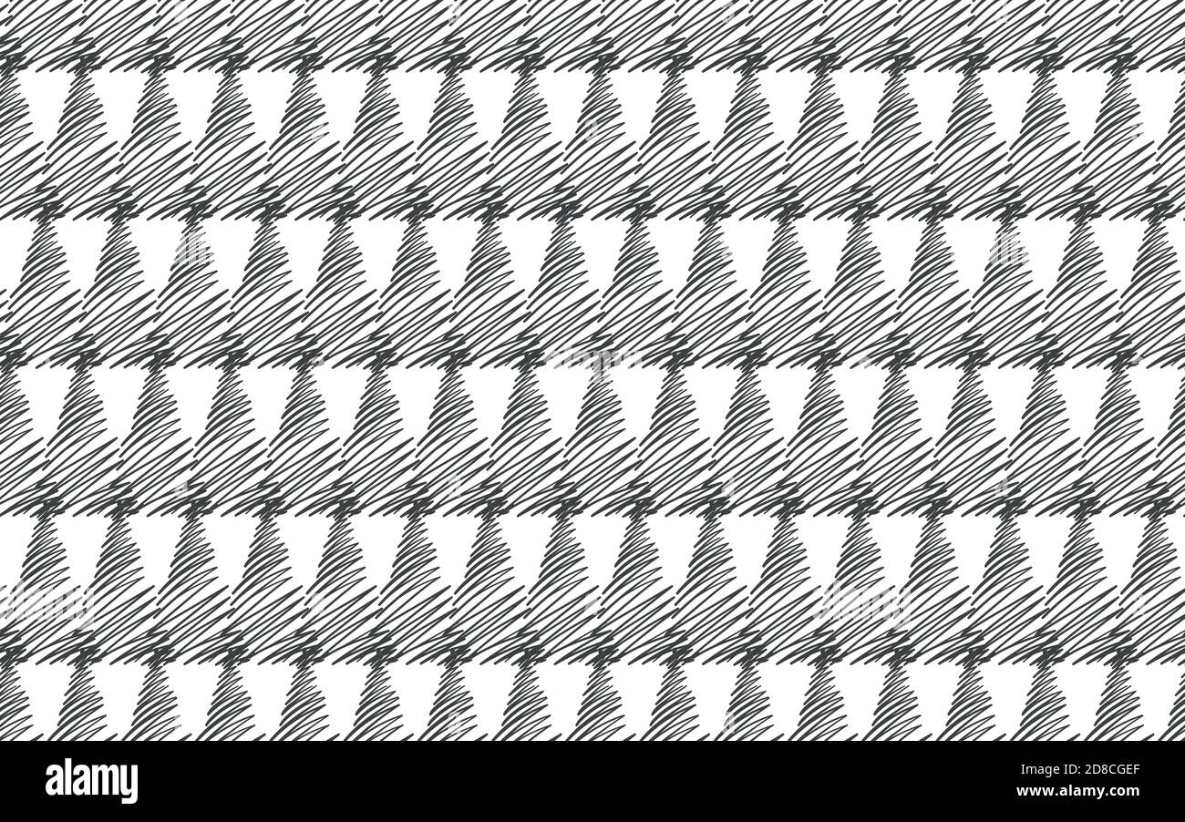 Vector seamless pattern. Modern stylish texture. Repeating geometric tiles with dotted triangles. Trendy hipster background Stock Vector