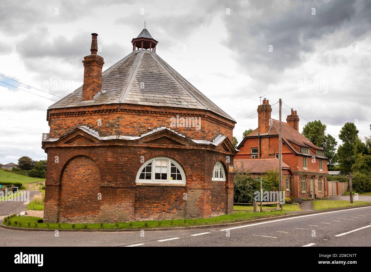 UK, England, Lincolnshire Wolds, Burwell, Medieval Butter Cross market