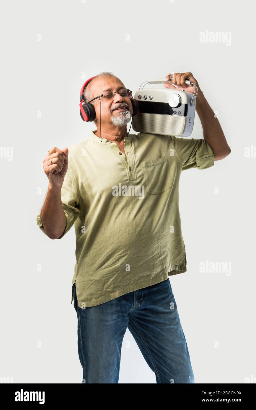 Old Indian Man Dancing