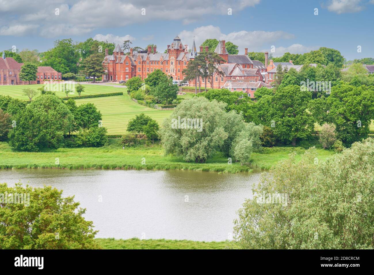 Framlingham College is an independent, coeducational boarding and day school in the town of Framlingham, near Woodbridge, Suffolk, England Stock Photo