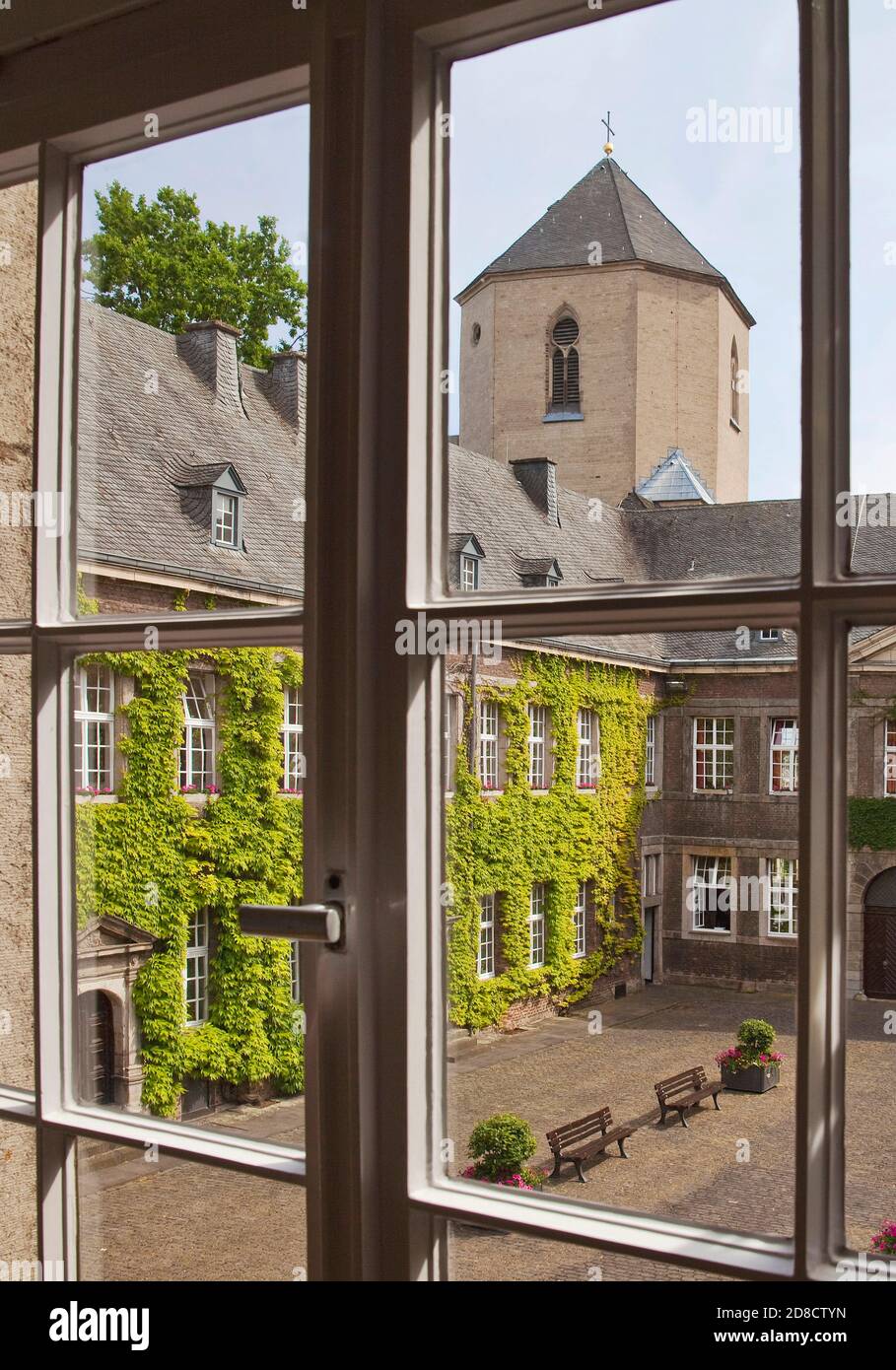 Monchen city hall Abtei, Germany, North Rhine-Westphalia, Moenchengladbach ...