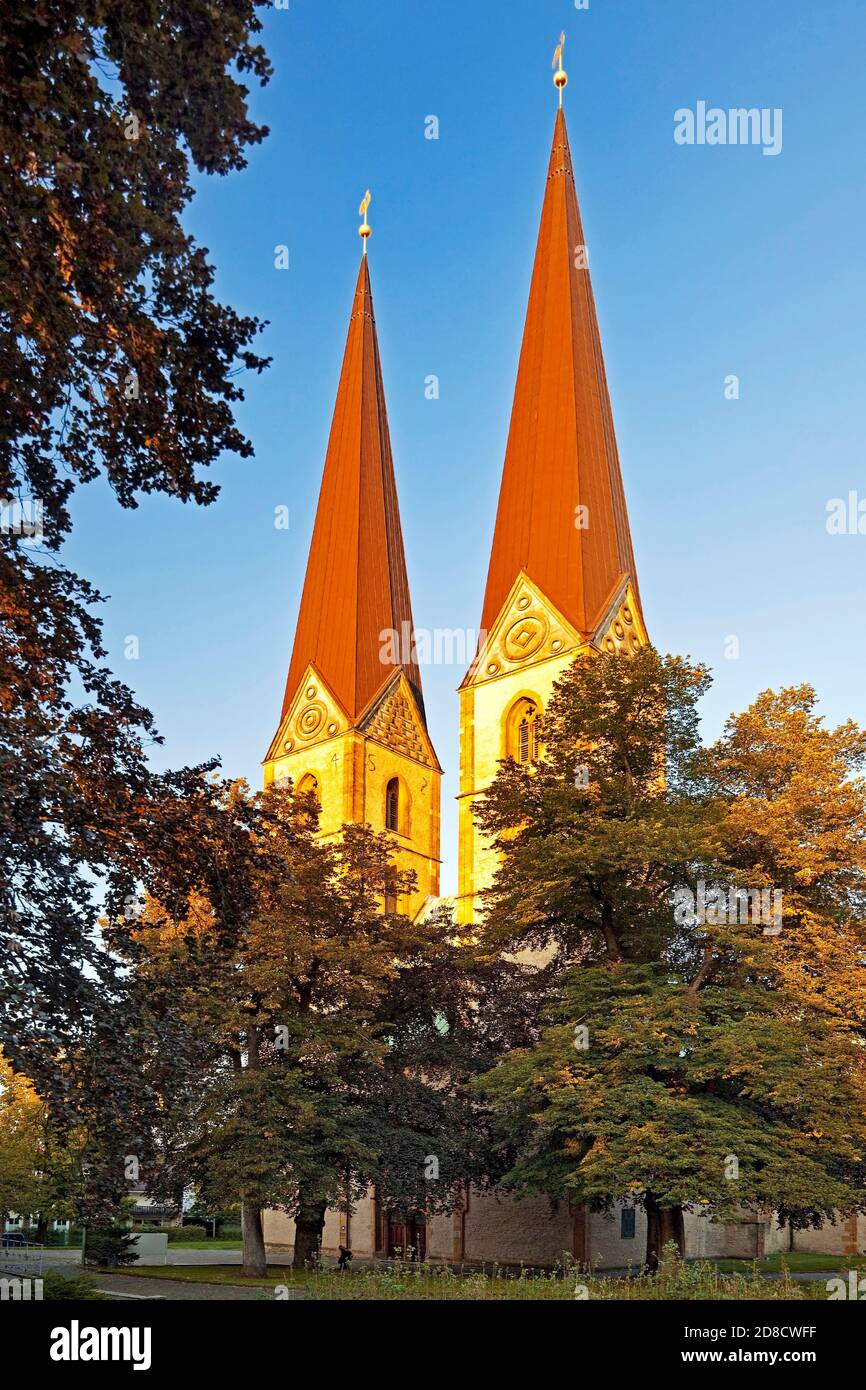 Neustaedter Marienkirche, evangelic church in Bielefeld, Germany, North Rhine-Westphalia, Bielefeld Stock Photo
