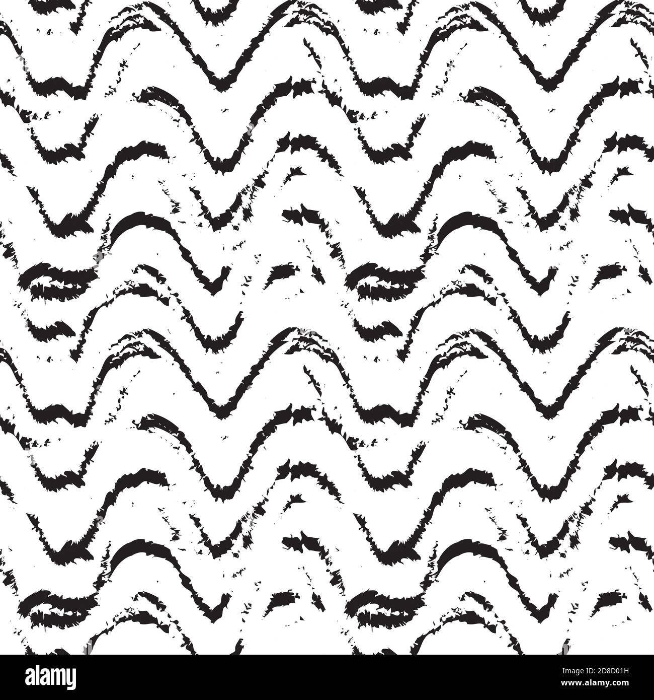 Brush stroke fur pattern design for fashion prints, homeware, graphics, backgrounds Stock Vector