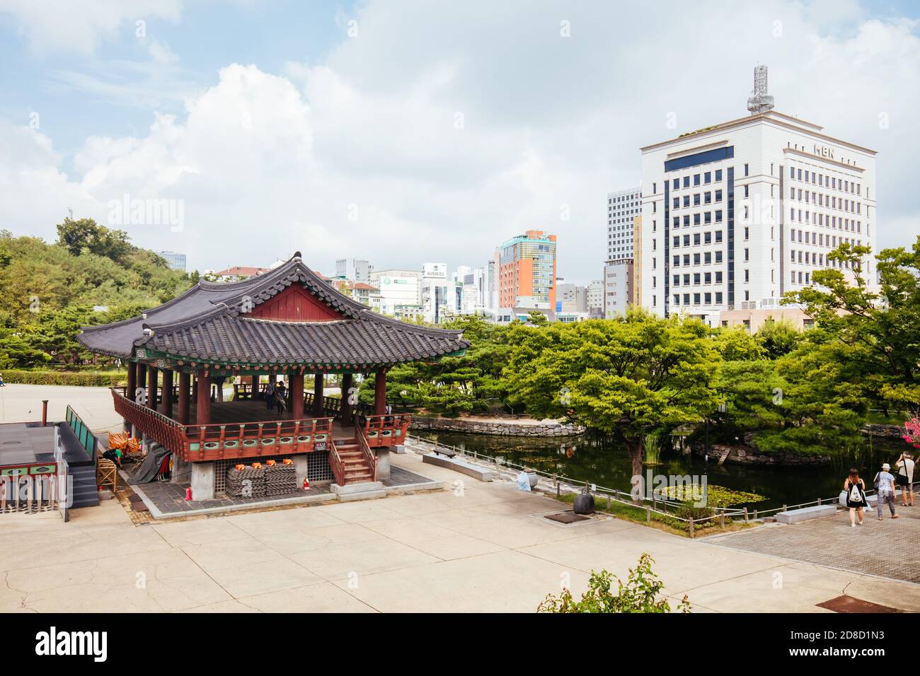 Namsangol Hanok Village in South Korea Stock Photo