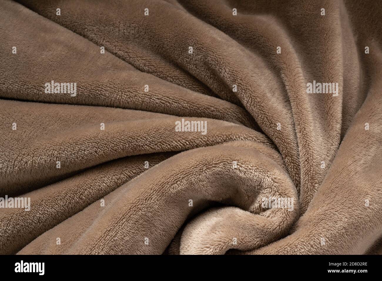 A warm blanket plush micro fleece fabric, swirled into a pattern ...