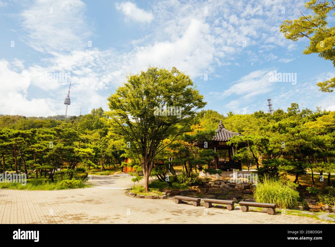 Namsangol Hanok Village in South Korea Stock Photo