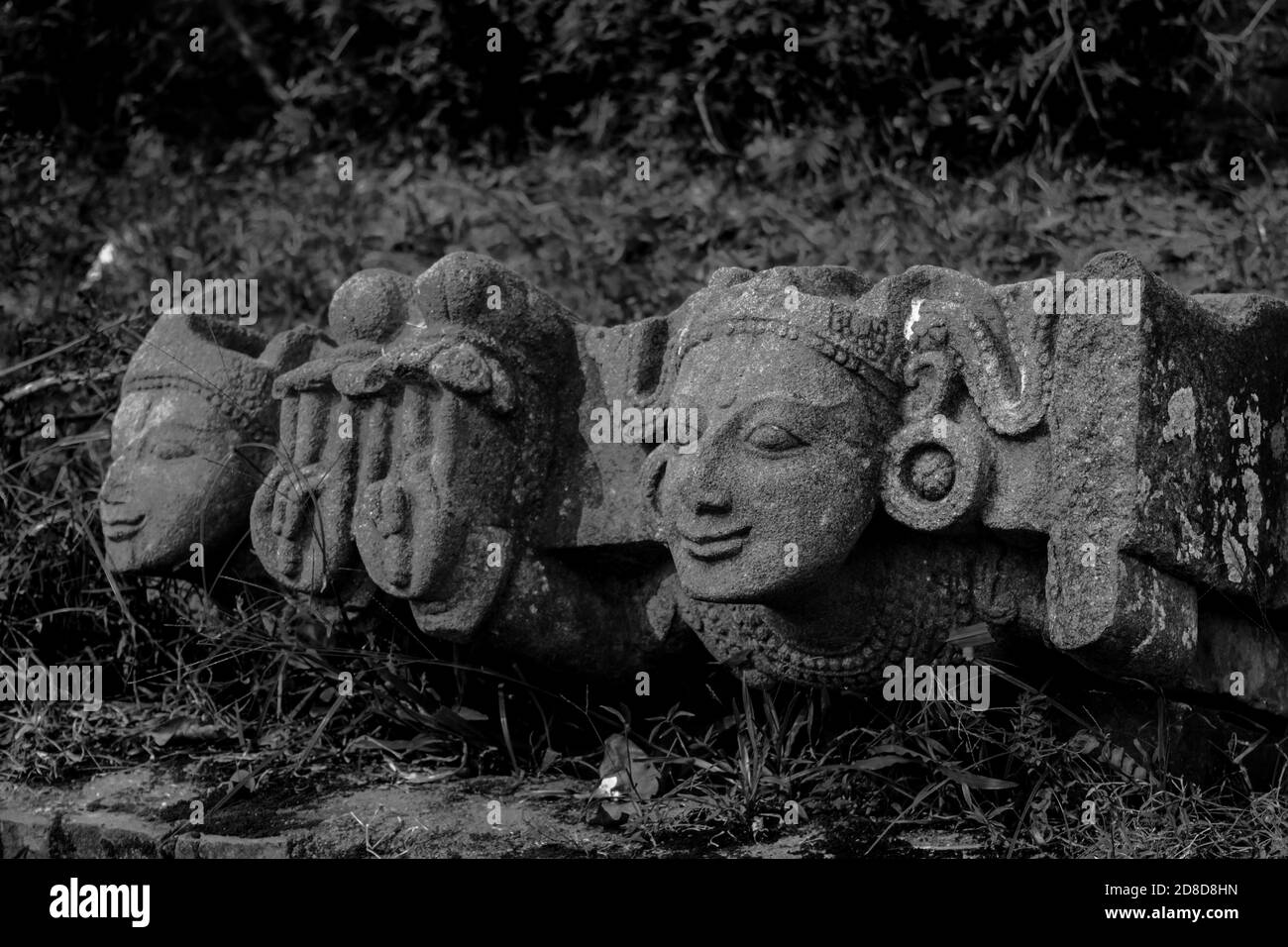 Deopahar Ruins, The Deopahar Archaeological Site is situated in Numaligarh, Golaghat district, Assam Stock Photo