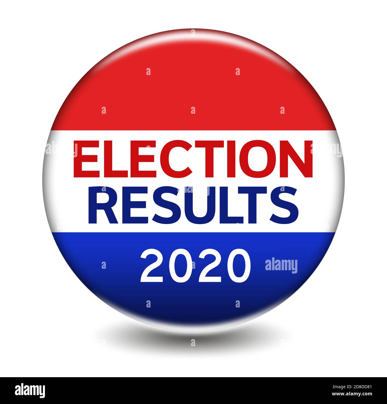 Winner of the Presidential Election 2020 in America Stock Photo