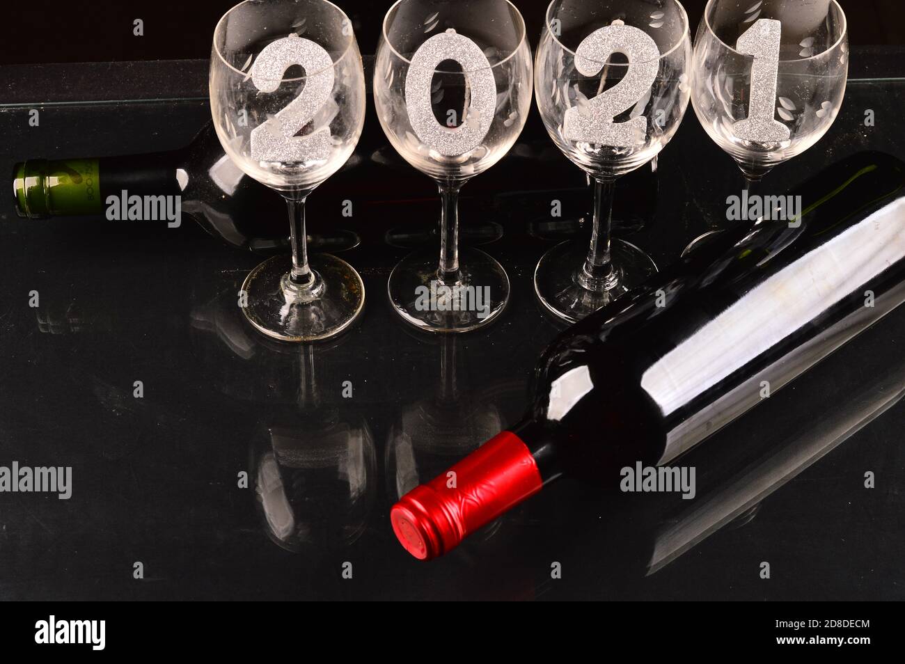 Happy New Year 2021 Stock Photo