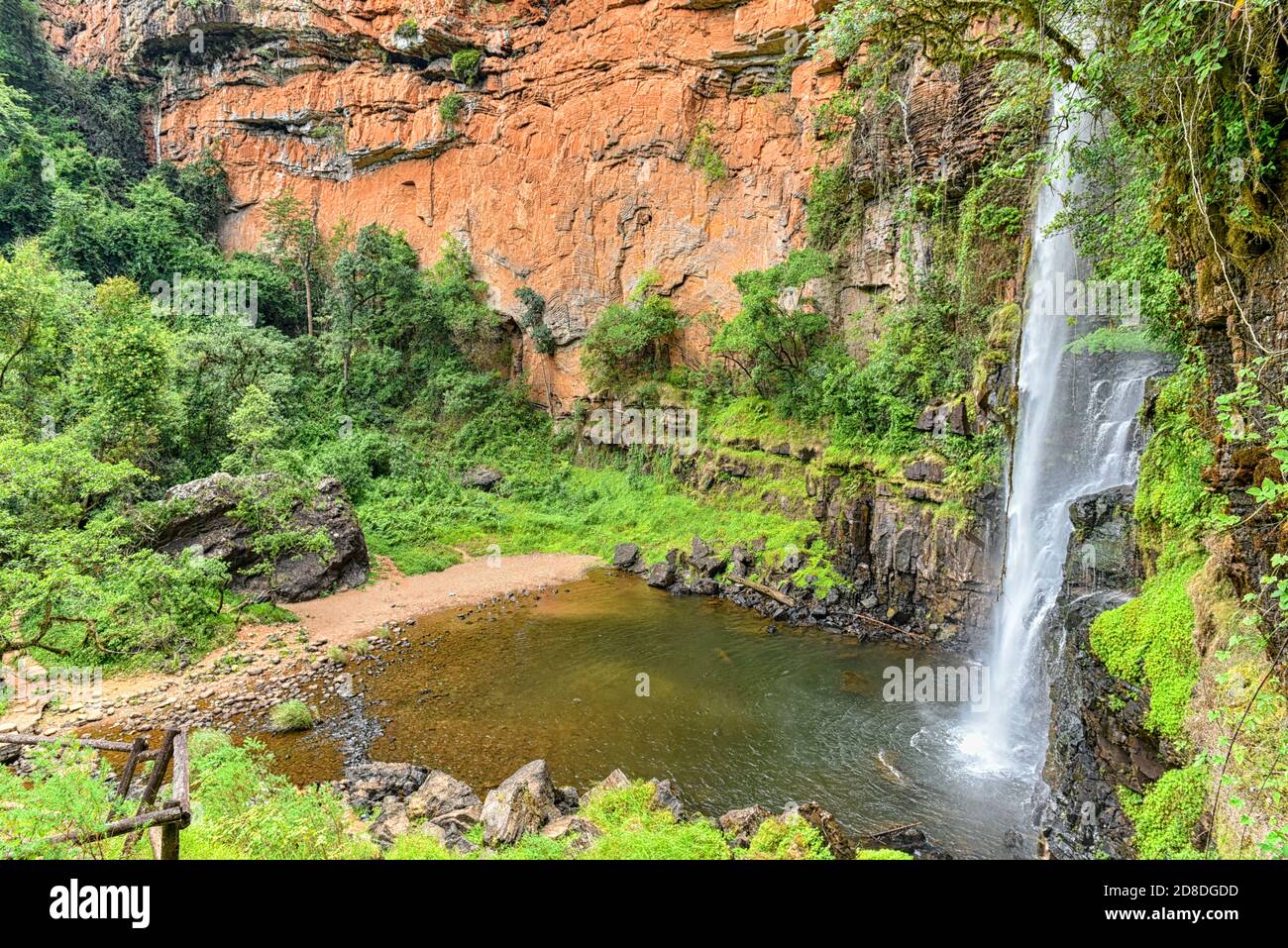 Lone Creek Falls, one of the best places to visit in Mpumalanga near Sabie, South Africa Stock Photo