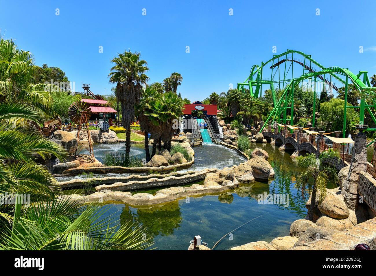 Gold Reef City Theme Park Johannesburg South Africa On 30th December 