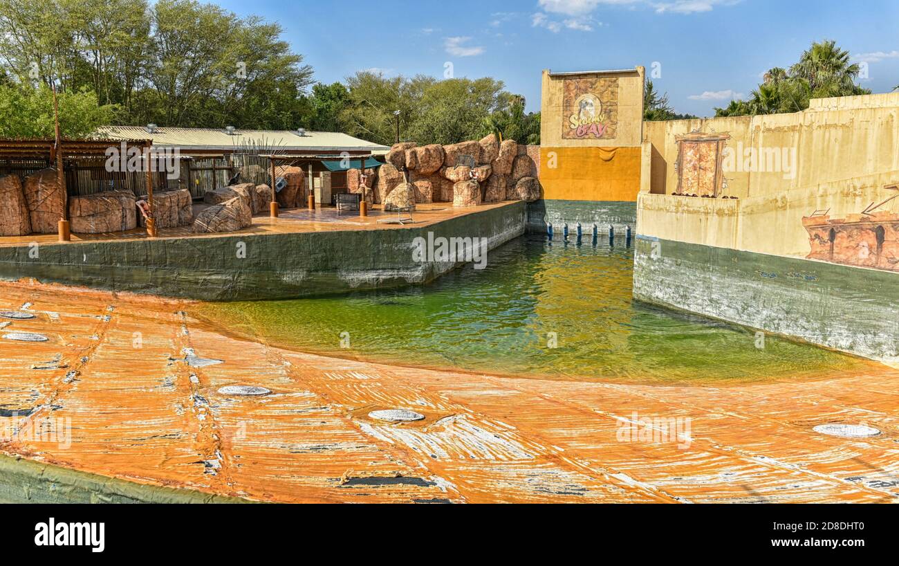 A scenery at Pretoria Zoo which is considered one of the biggest zoos in the world, Gauteng