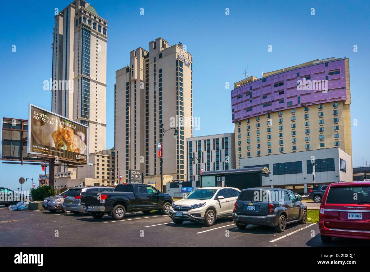 Niagara Falls city, Ontario, Canada July, 2015 View of the various
