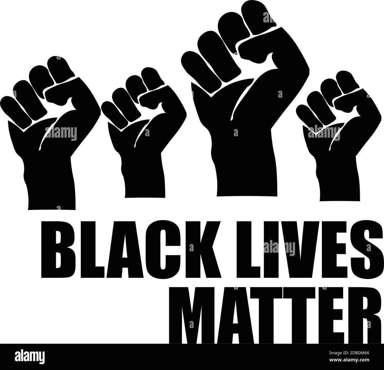 Black Lives Matter Illustration Design Stock Vector Image & Art - Alamy