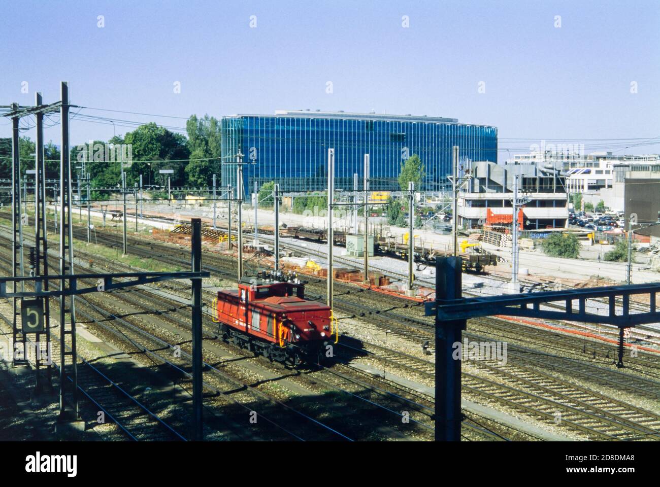 Arriving Lille by railway (1996) Stock Photo