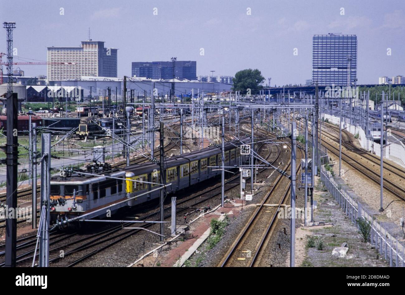 Arriving Lille by railway (1996) Stock Photo
