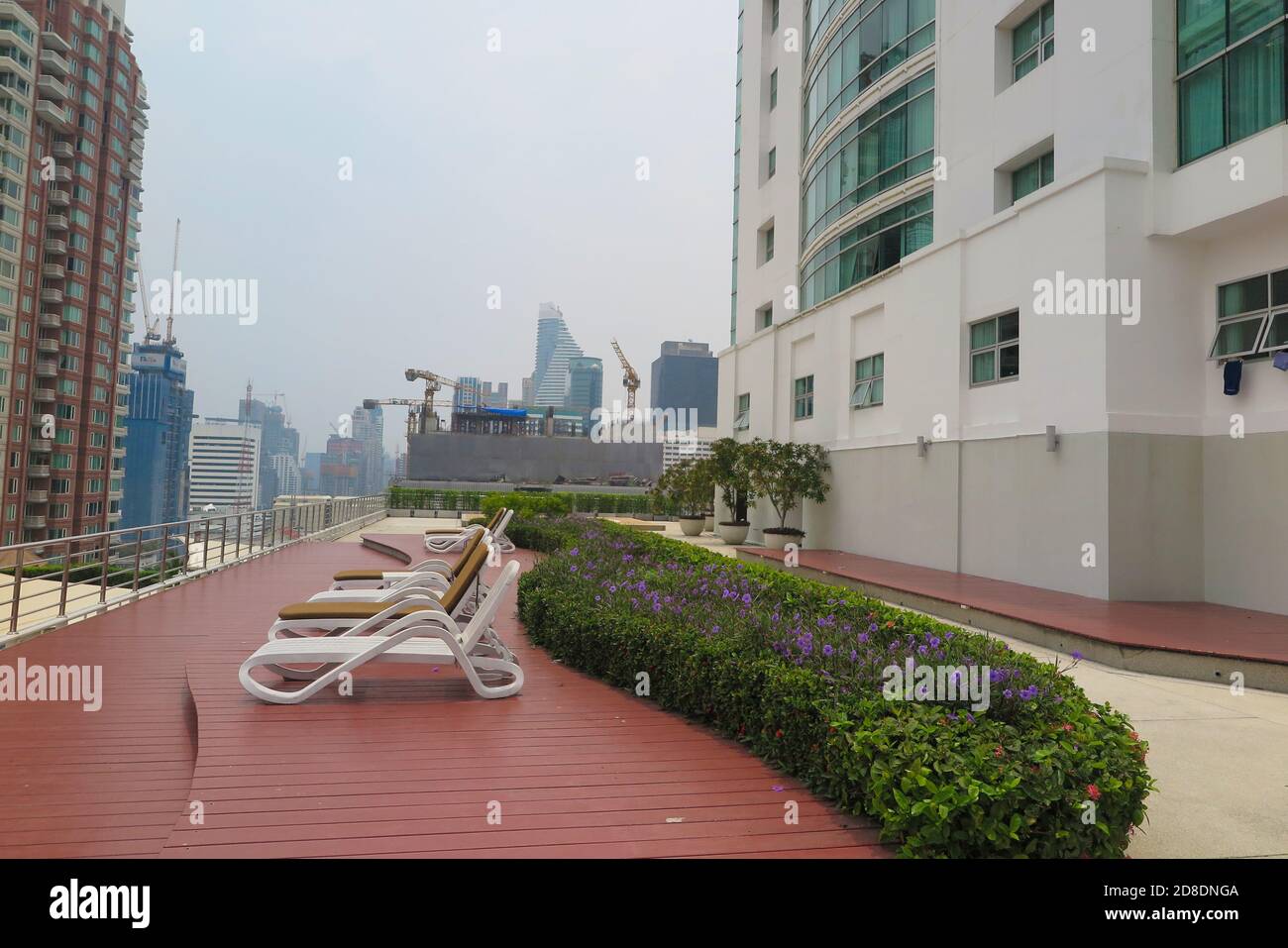 Bangkok Cityscape, Business district with high building Stock Photo - Alamy